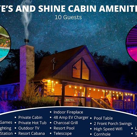 Ryes And Shine Bootlegger'S Cabin! Hot Tub* Pool* Arcade* Billiards *Ev * Pet Friendly Sevierville Buitenkant foto